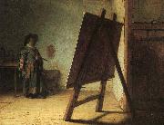 Artist in his studio Rembrandt